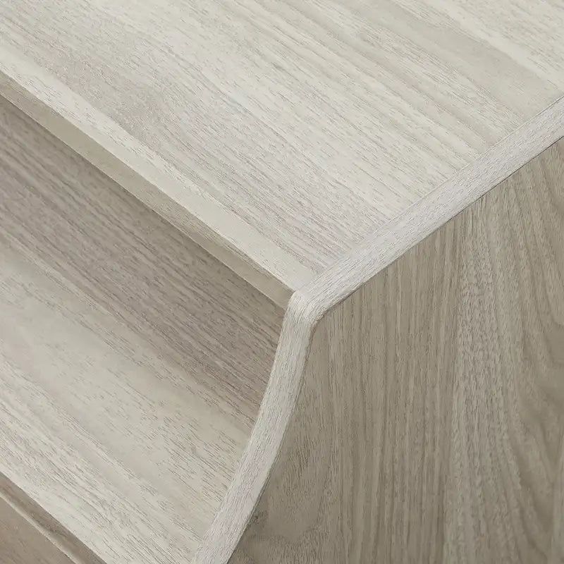 Comodino moderno a 2 cassetti con porte USB