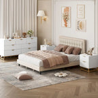 Cassettiera a 7 cassetti per camera da letto, cassettiera grande da 53,5 con gambe in metallo