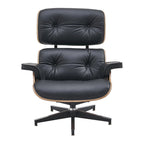 Set poltrona e pouf Mid-Century Modern