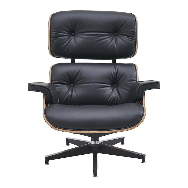 Set poltrona e pouf Mid-Century Modern