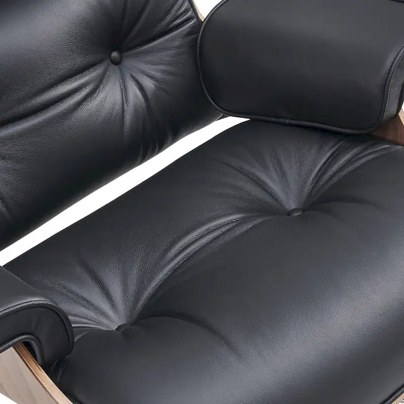 Set poltrona e pouf Mid-Century Modern