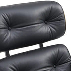 Set poltrona e pouf Mid-Century Modern