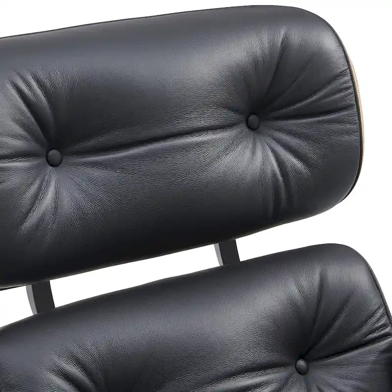Set poltrona e pouf Mid-Century Modern