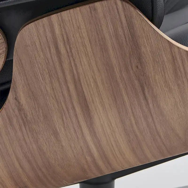 Set poltrona e pouf Mid-Century Modern