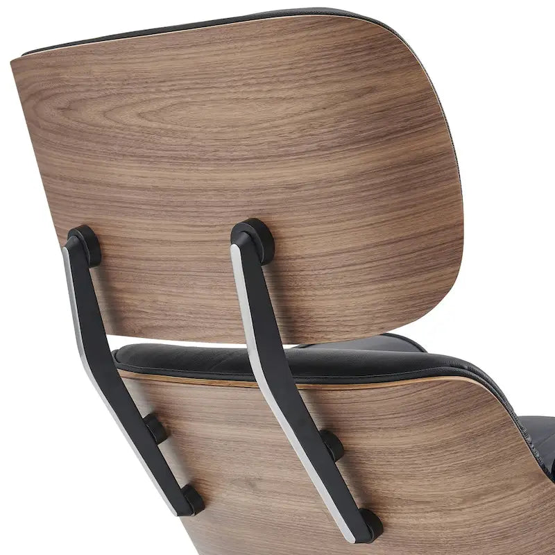 Set poltrona e pouf Mid-Century Modern