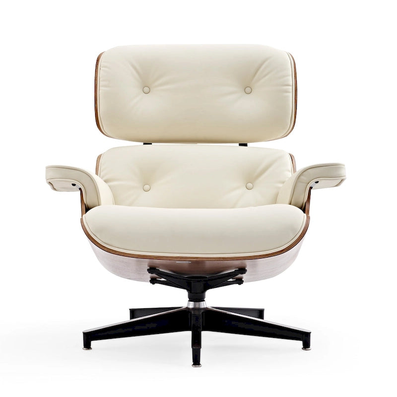 Set poltrona e pouf Mid-Century Modern