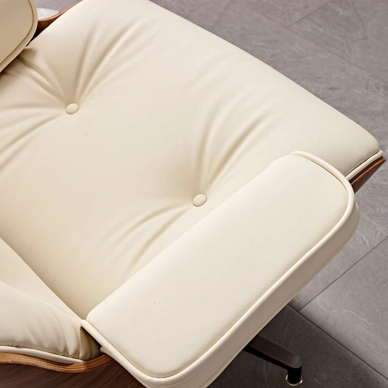 Set poltrona e pouf Mid-Century Modern