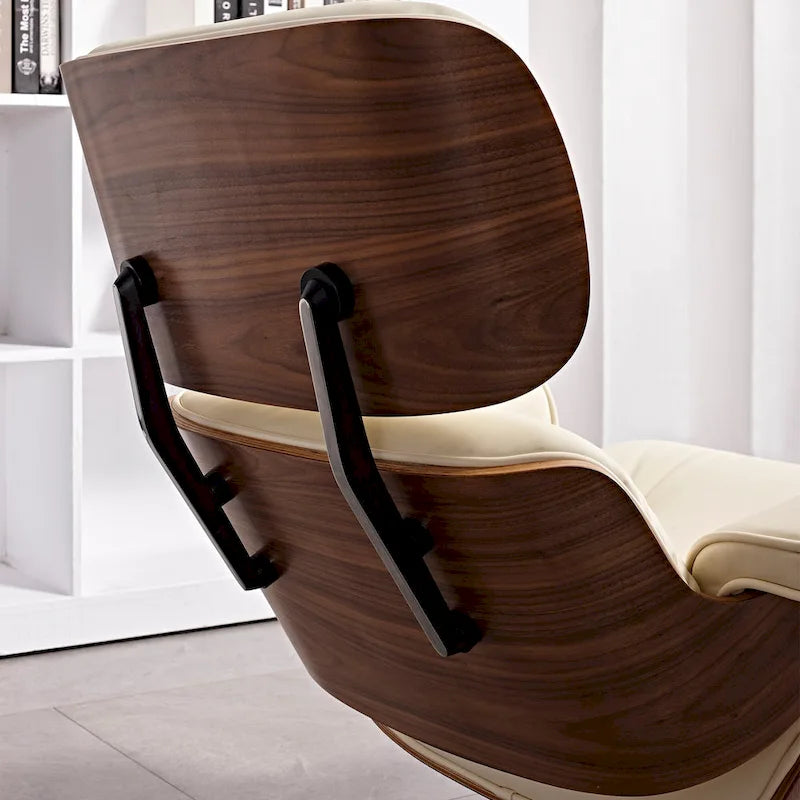 Set poltrona e pouf Mid-Century Modern