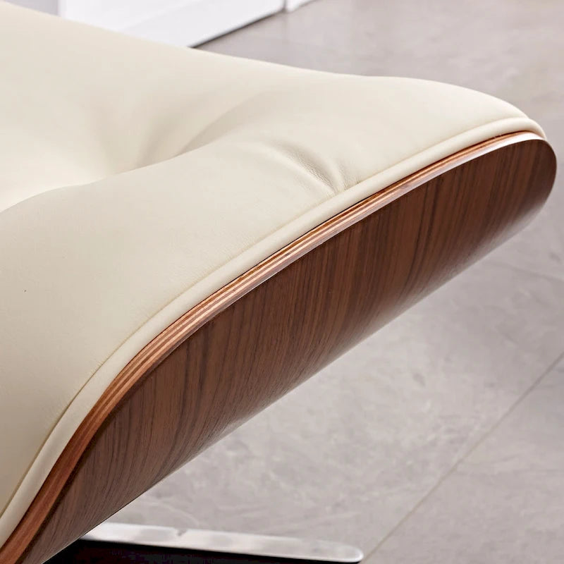 Set poltrona e pouf Mid-Century Modern