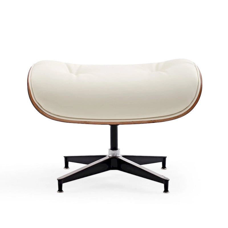 Set poltrona e pouf Mid-Century Modern