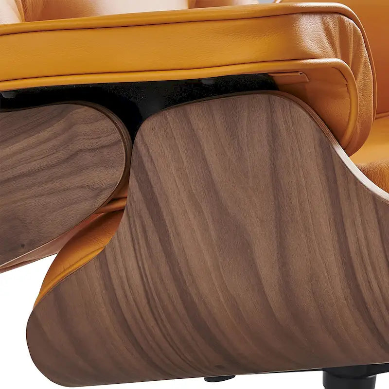 Set poltrona e pouf Mid-Century Modern