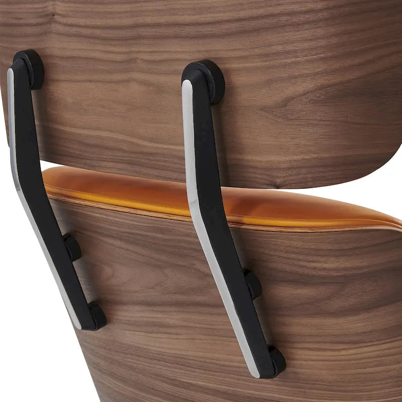 Set poltrona e pouf Mid-Century Modern