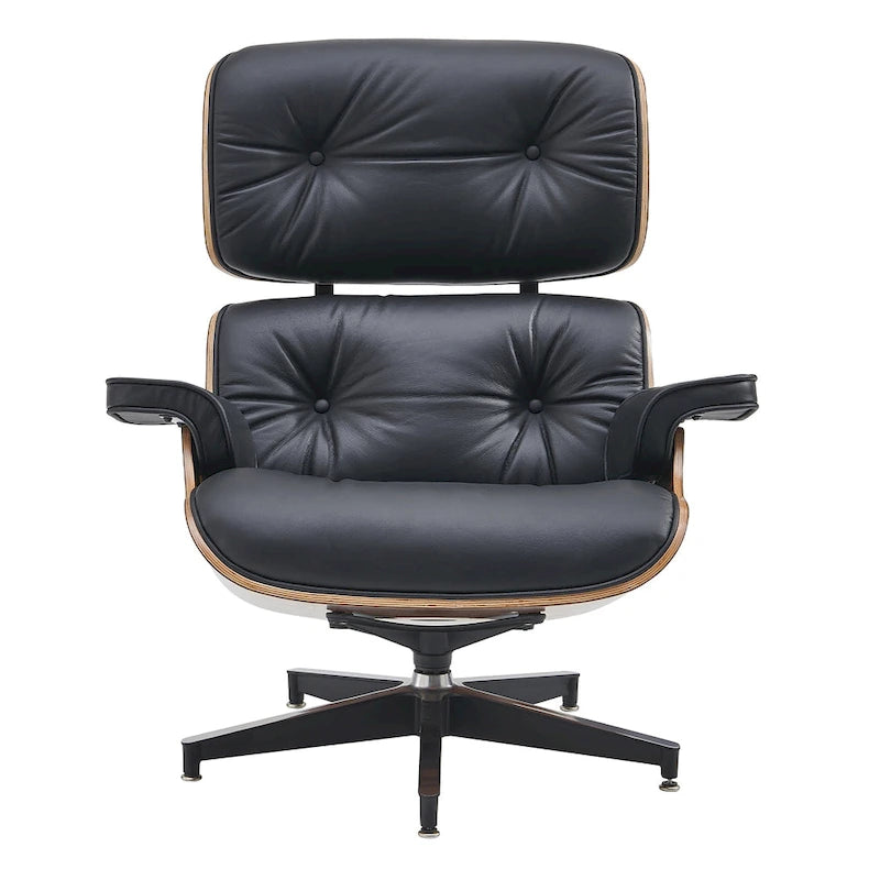 Set poltrona e pouf Mid-Century Modern
