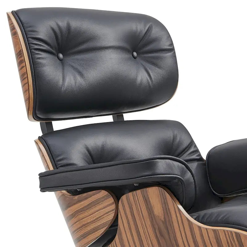 Set poltrona e pouf Mid-Century Modern