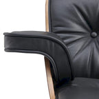 Set poltrona e pouf Mid-Century Modern
