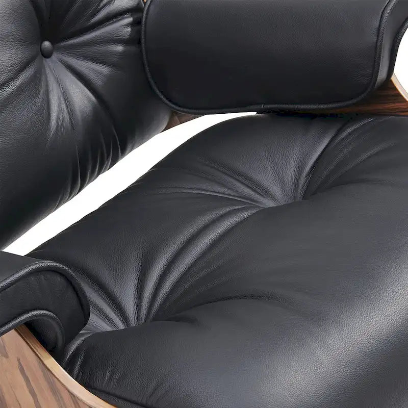 Set poltrona e pouf Mid-Century Modern