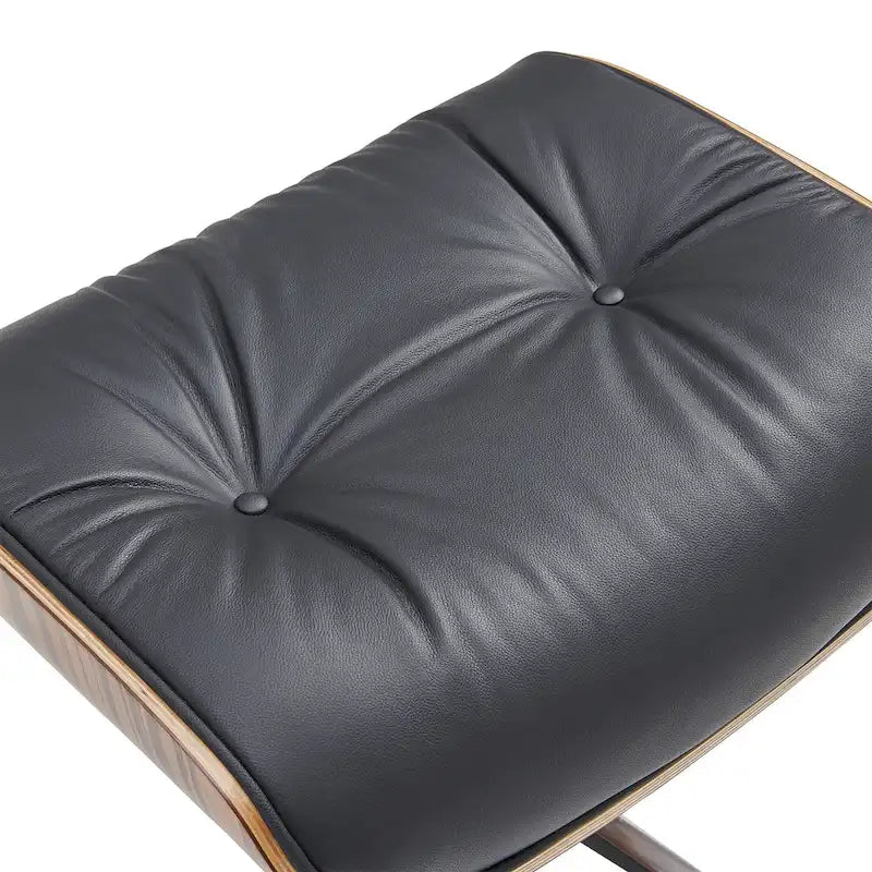 Set poltrona e pouf Mid-Century Modern