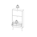 Scarpiera a 3 cassetti
