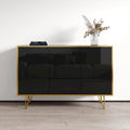 Credenza moderna da 5 pollici con frontali lucidi