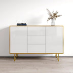 Credenza moderna da 5 pollici con frontali lucidi