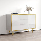 Credenza moderna da 5 pollici con frontali lucidi
