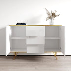 Credenza moderna da 5 pollici con frontali lucidi