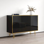 Credenza moderna da 5 pollici con frontali lucidi