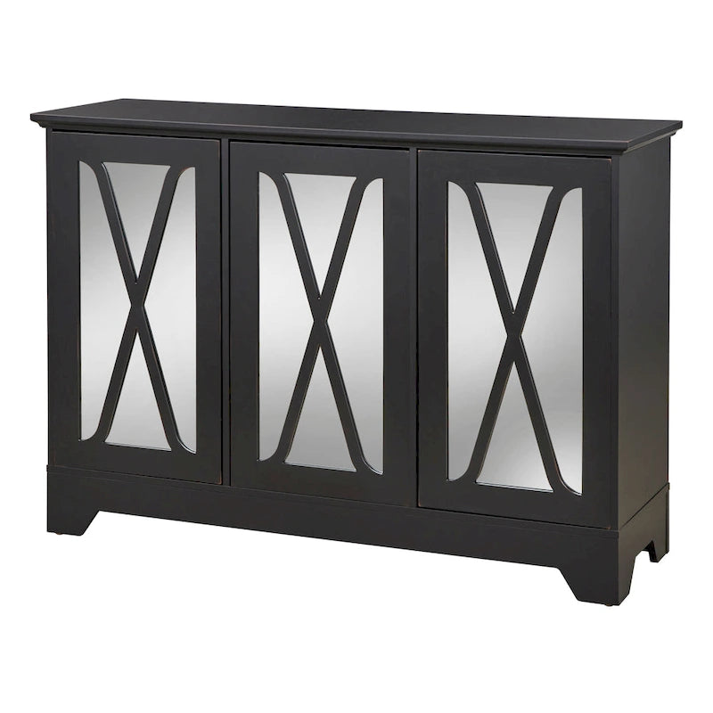 Madia/Consolle con specchio effetto anticato