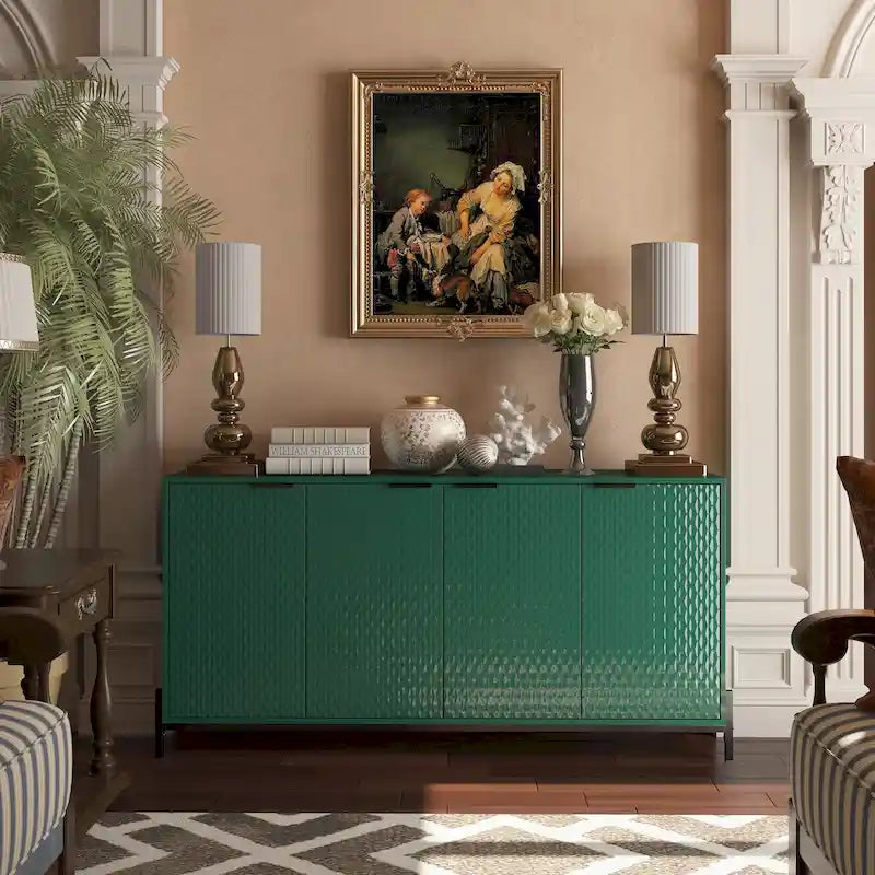 Credenza a 4 ante laccata lucida