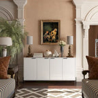 Credenza a 4 ante laccata lucida
