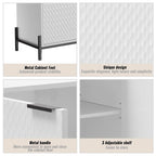 Credenza a 4 ante laccata lucida