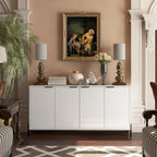 Credenza a 4 ante laccata lucida