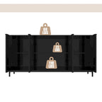 Credenza a 4 ante laccata lucida