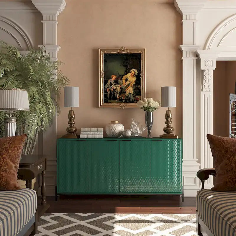Credenza a 4 ante laccata lucida