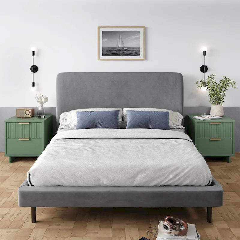 Set di 2 comodini Granville con 2 cassetti, stile Mid-Century