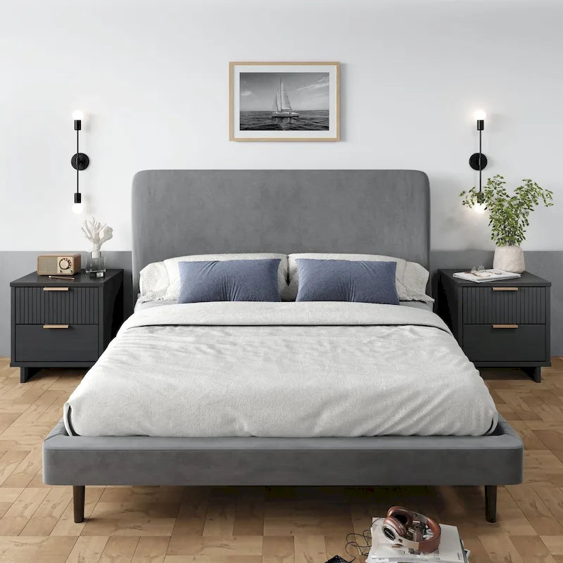 Set di 2 comodini Granville con 2 cassetti, stile Mid-Century