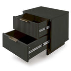 Set di 2 comodini Granville con 2 cassetti, stile Mid-Century