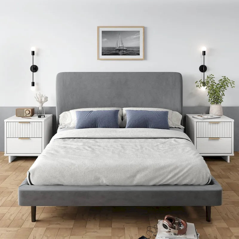 Set di 2 comodini Granville con 2 cassetti, stile Mid-Century