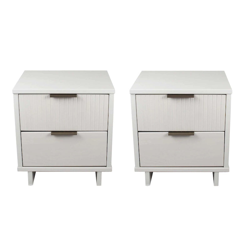 Set di 2 comodini Granville con 2 cassetti, stile Mid-Century