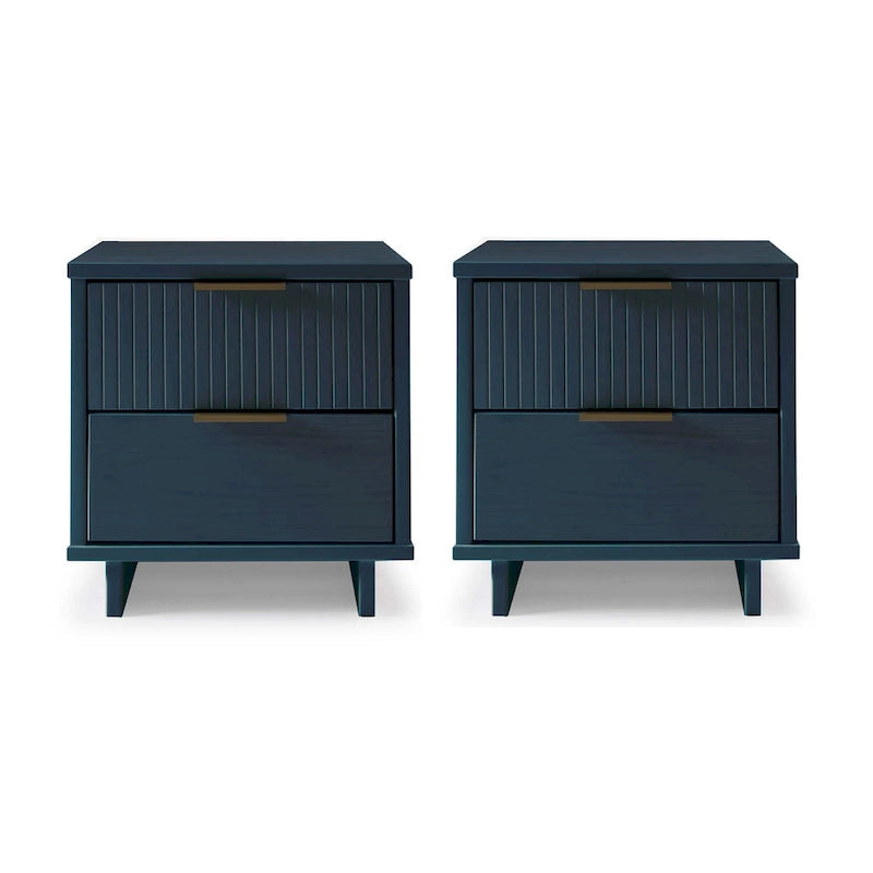 Set di 2 comodini Granville con 2 cassetti, stile Mid-Century
