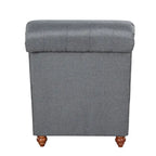 Chaise longue senza braccioli con cuscino a rullo