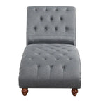 Chaise longue senza braccioli con cuscino a rullo