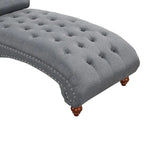 Chaise longue senza braccioli con cuscino a rullo