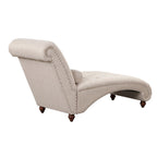 Chaise longue senza braccioli con cuscino a rullo