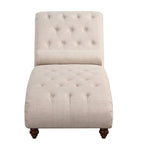 Chaise longue senza braccioli con cuscino a rullo