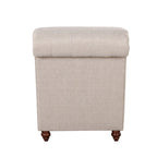 Chaise longue senza braccioli con cuscino a rullo