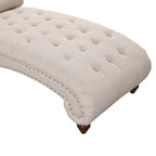 Chaise longue senza braccioli con cuscino a rullo