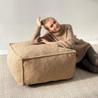 Pouf poggiapiedi a sacco 28x28 per soggiorno