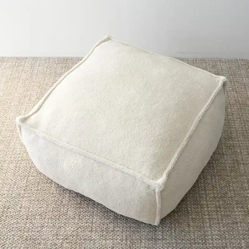 Pouf poggiapiedi a sacco 28x28 per soggiorno