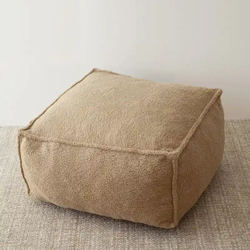 Pouf poggiapiedi a sacco 28x28 per soggiorno